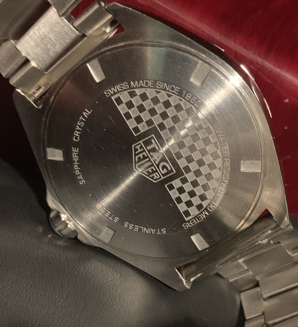 tag heuer f1 plastic bezel